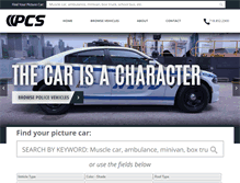 Tablet Screenshot of pixxcars.com